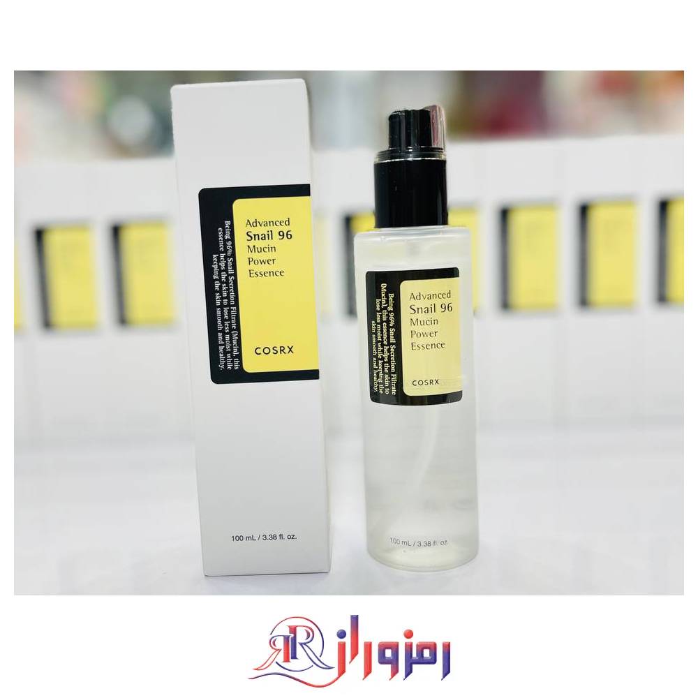 اسنس حلزون کوزارکس Cosrx اصل 96% موسین کره ای 100 میل،اسنس حلزون کوزارکس